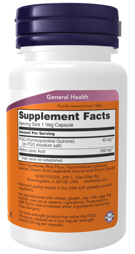 PQQ, Extra Strength, 40 mg
