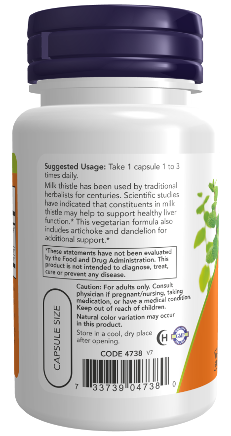 Silymarin, Milk Thistle Extract with Artichoke & Dandelion, Double Strength, 300 mg