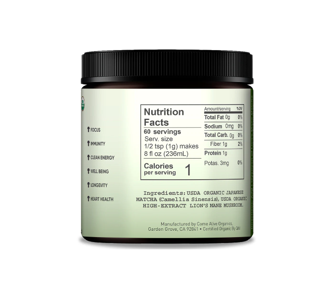 LaRepublica Matcha with Lions Mane