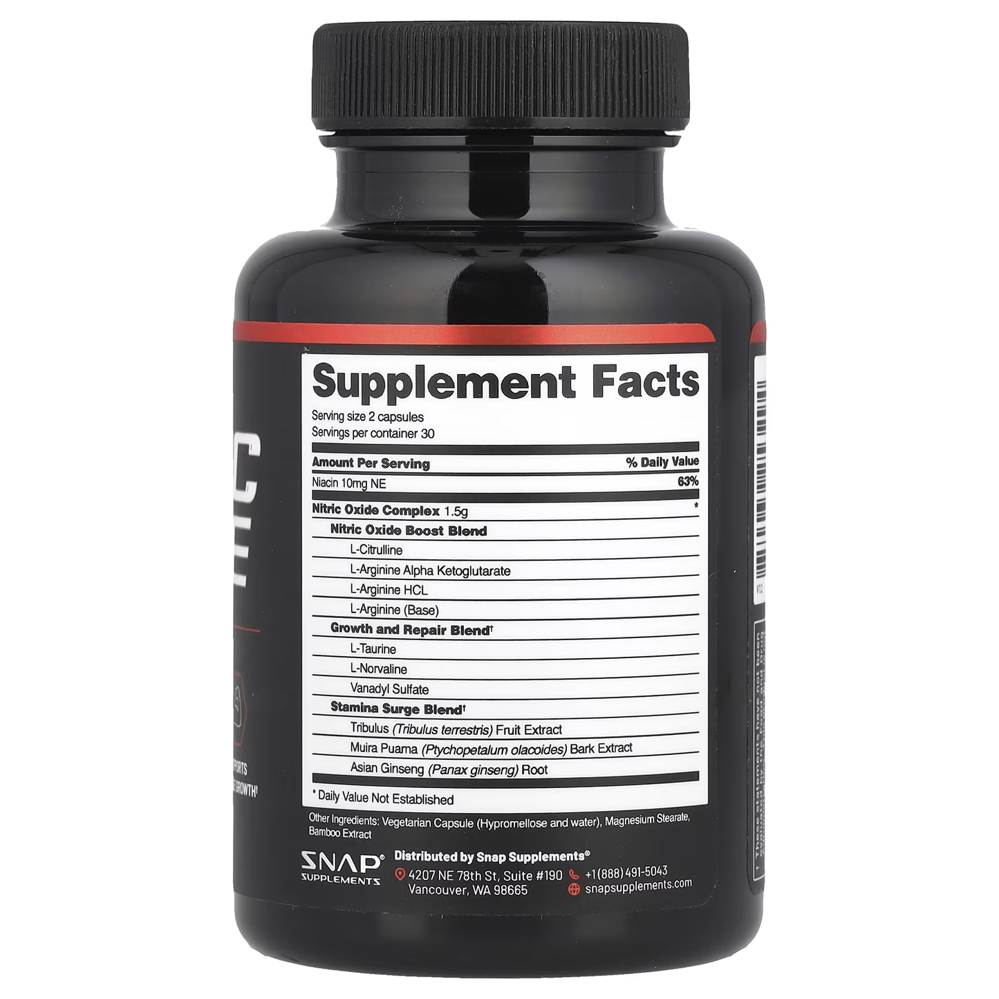 SNAP Nitric Oxide Booster