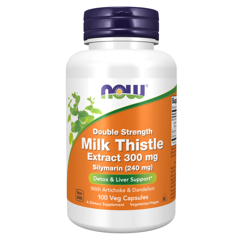 Silymarin, Milk Thistle Extract with Artichoke & Dandelion, Double Strength, 300 mg