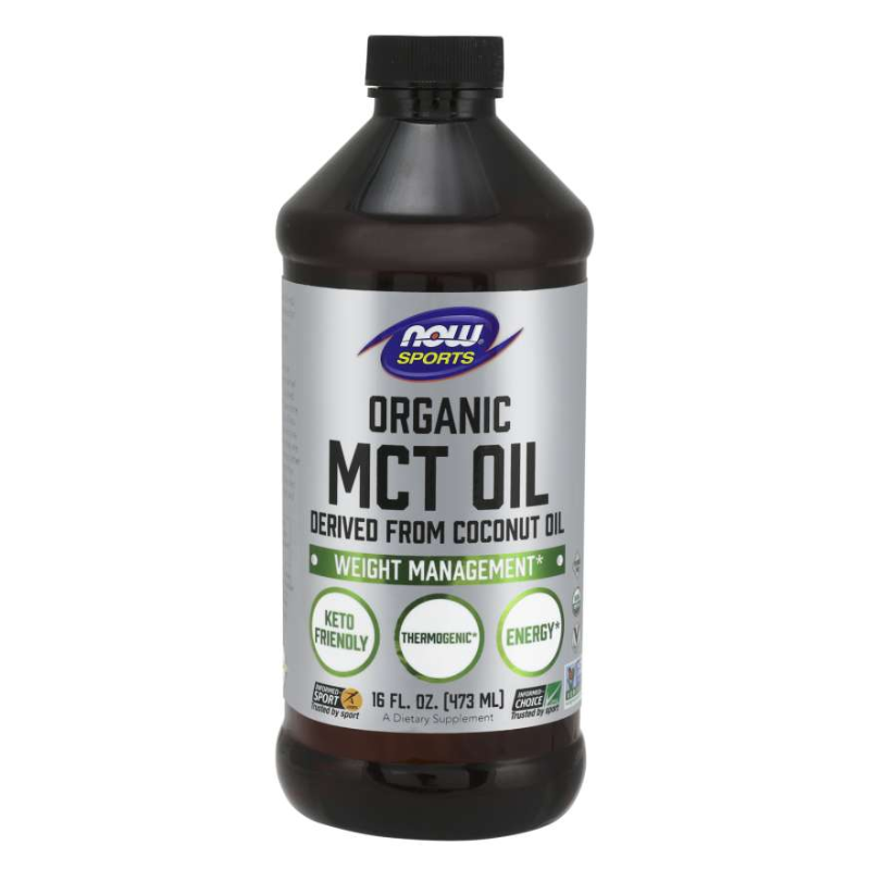 MCT Oil Organic, Derived From Coconut Oil, Pure & Unflavored