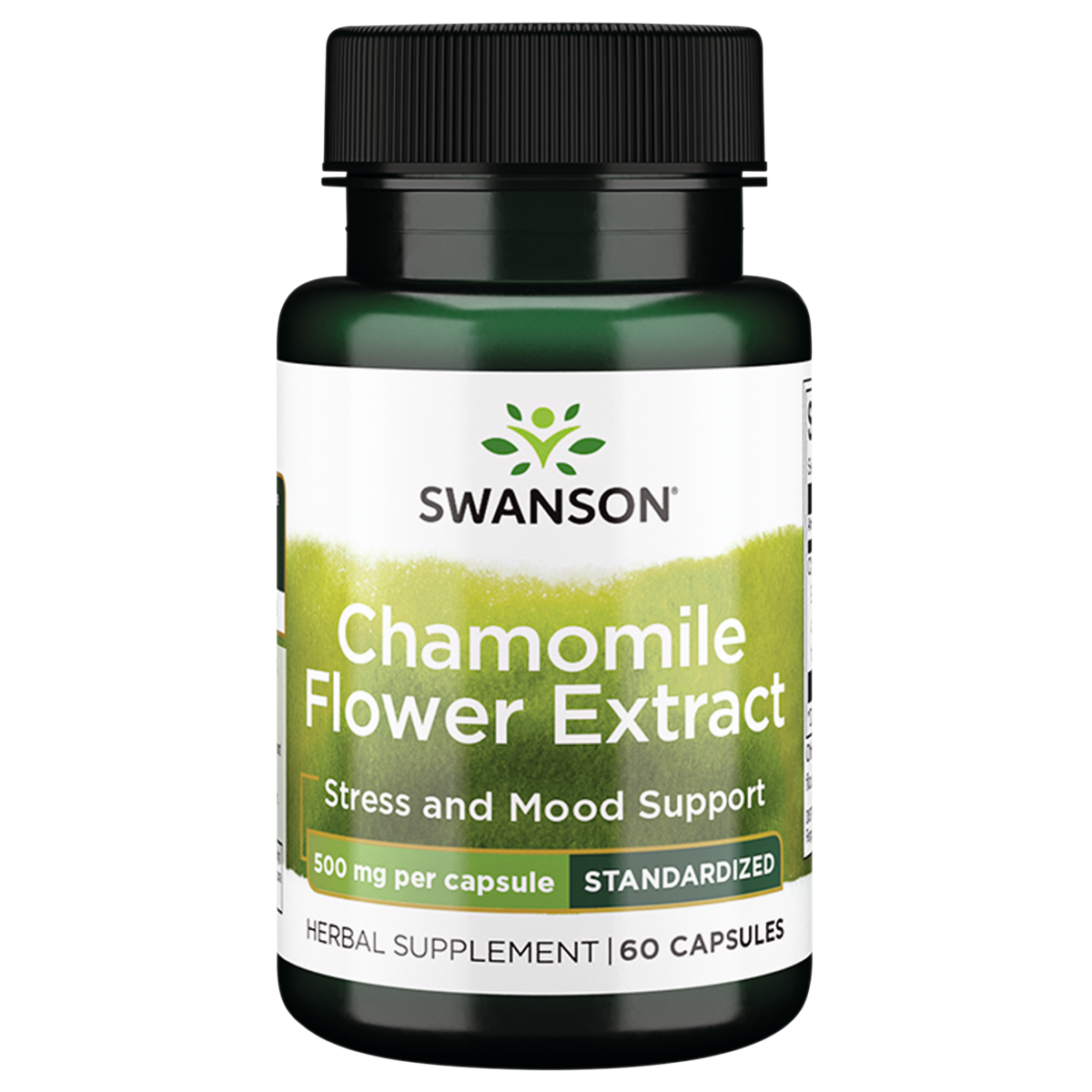Swanson Chamomile Flower Extract 500mg, 60 Caps