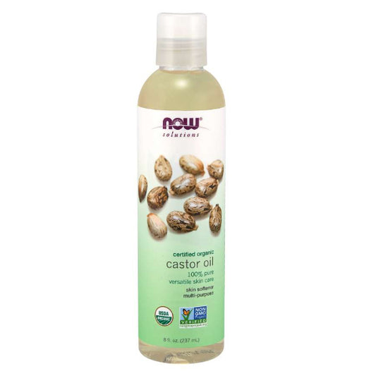 NOW® 100% Pure Castor Oil, Certified Organic