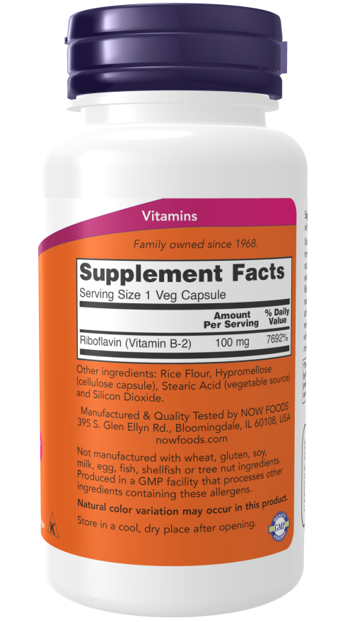 Vitamin B-2, 100mg