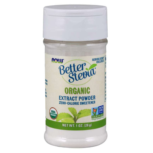 NOW® BetterStevia® Extract Powder, Organic