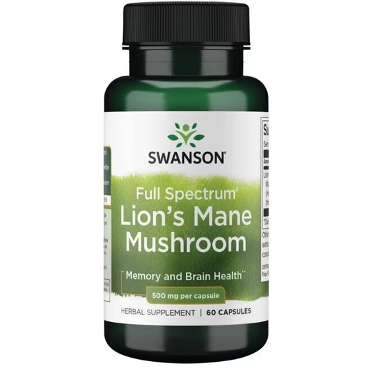 Lion's Mane Mushroom 500mg, Full Spectrum