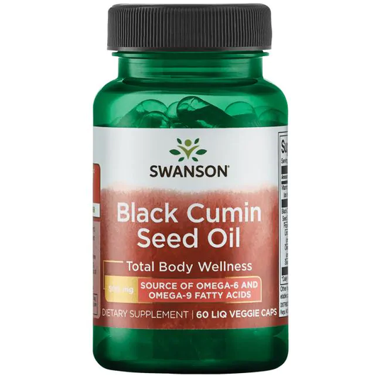 Swanson Black Cumin Seed Oil 500mg | Total Body Wellness