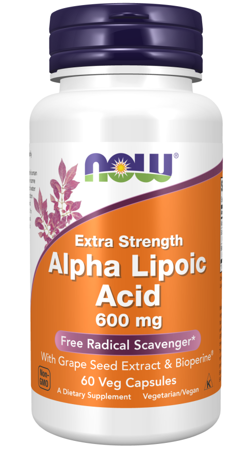 NOW Alpha Lipoic Acid, Extra Strength, 600mg