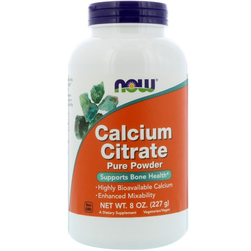 NOW Calcium Citrate Powder, pure 8oz