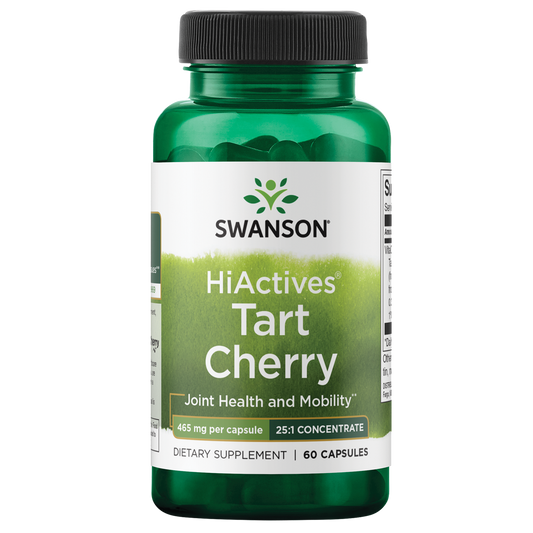 Tart Cherry HiActives® 465mg (25:1 concentrate), 60 Caps