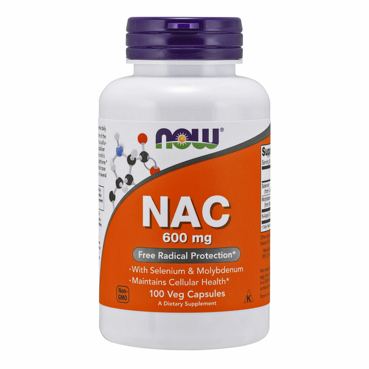 NOW NAC 600mg: N-Acetyl Cysteine for Glutathione & Protein Support – Nirvica HEALTH