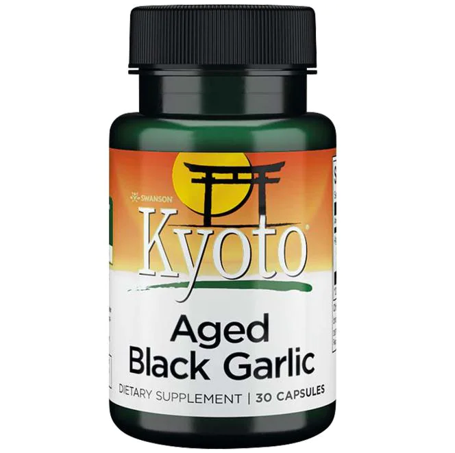 Swanson Kyoto Brand Aged Black Garlic 650mg