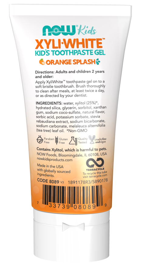 XyliWhite, Kids Toothpaste Gel, Orange Splash