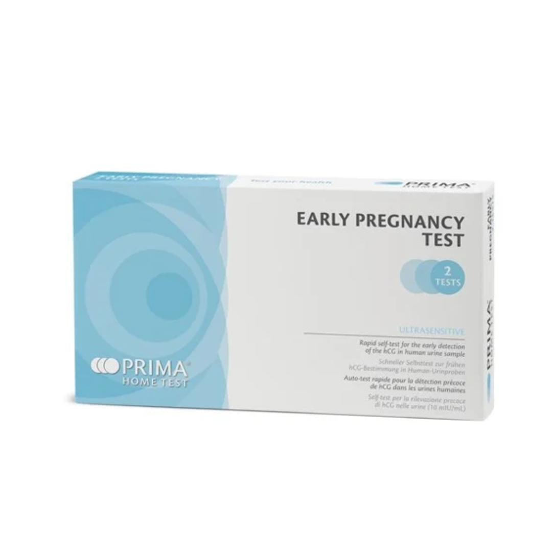Prima Home Test Kit Early Pregnancy Detection – 2 Tests – Nirvica HEALTH