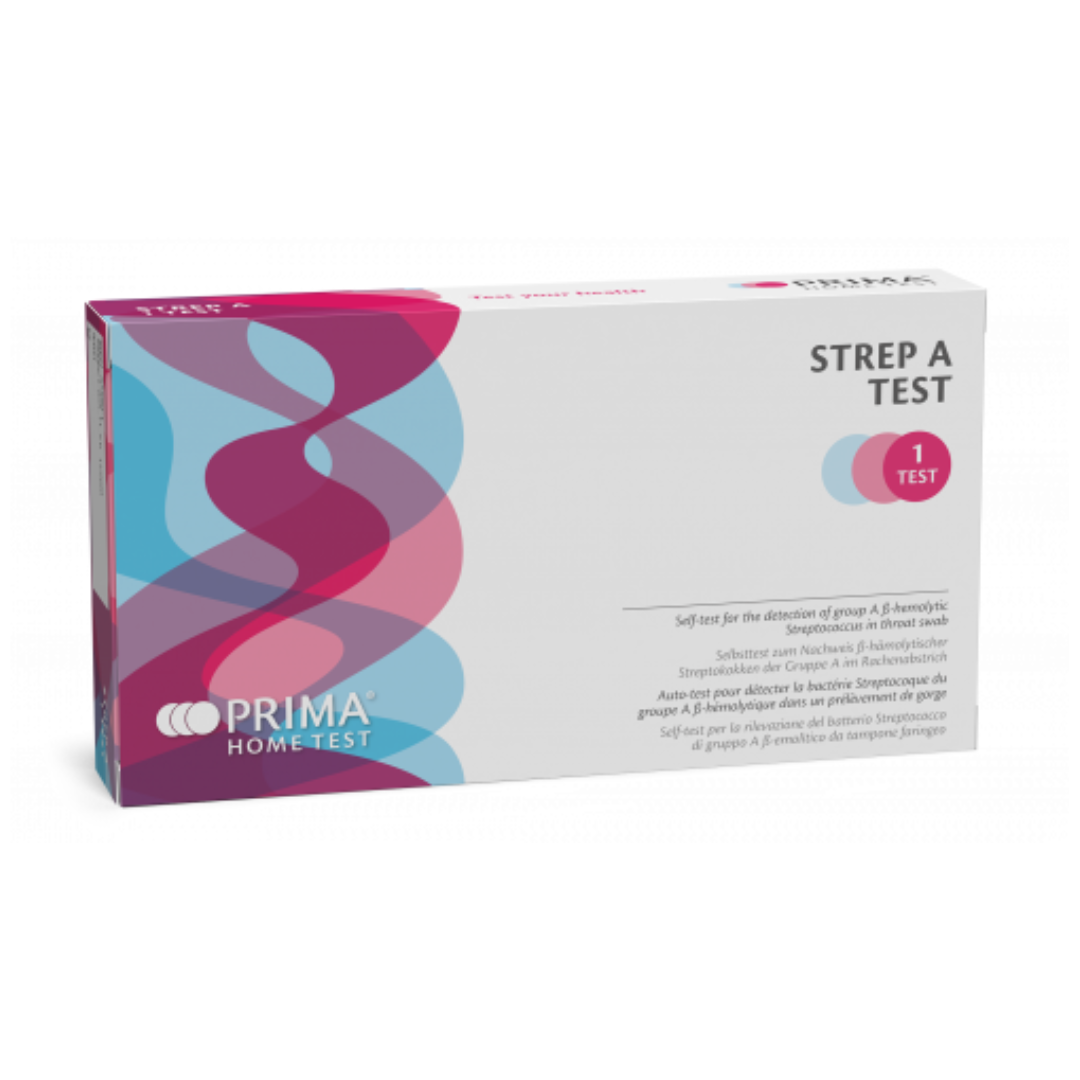 Prima Home Test Kit Strep A – 1 Test