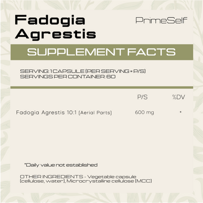 Primeself Fadogia Agrestis