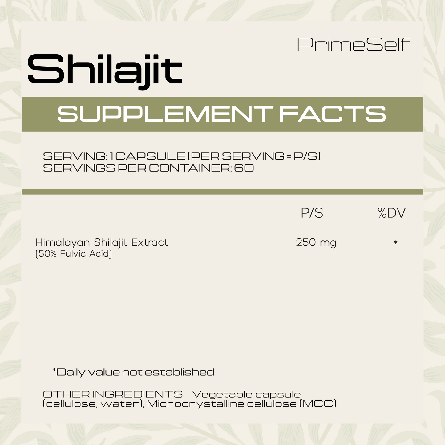 Primeself Shilajit