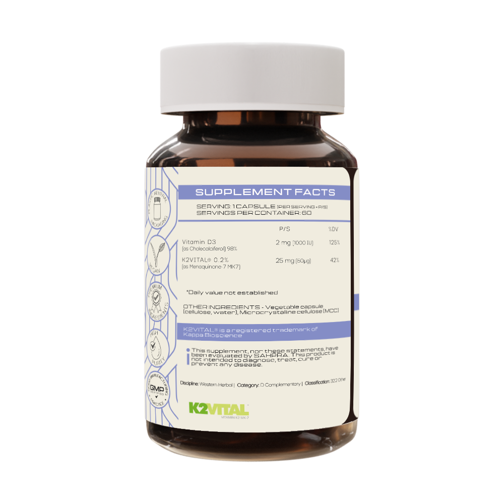 Primeself Vitamin D3+K2 Complex