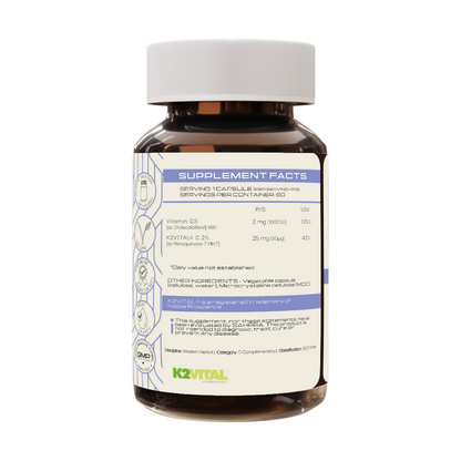 Primeself Vitamin D3+K2 Complex
