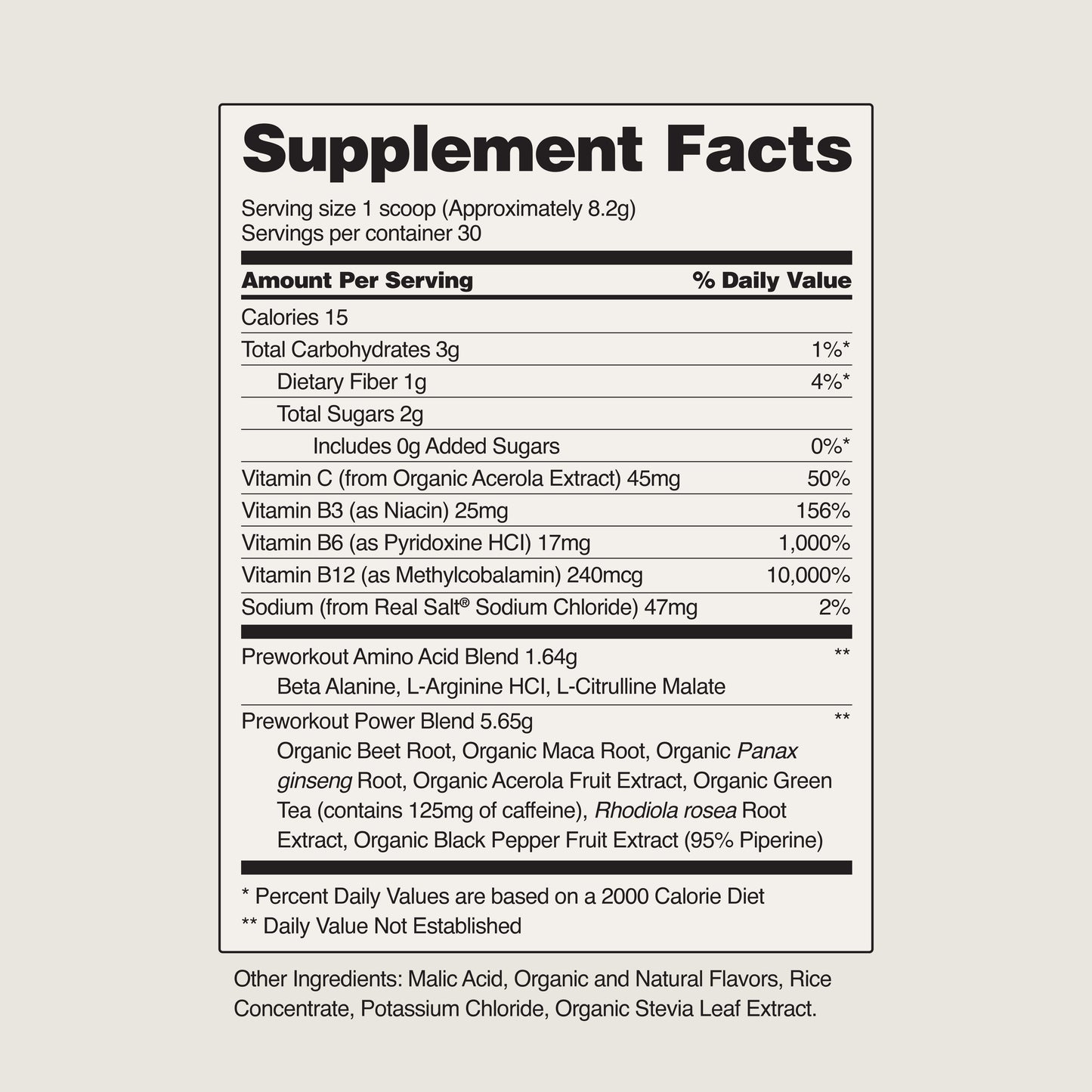SNAP Nitric Oxide Preworkout Mixed Berry Powder