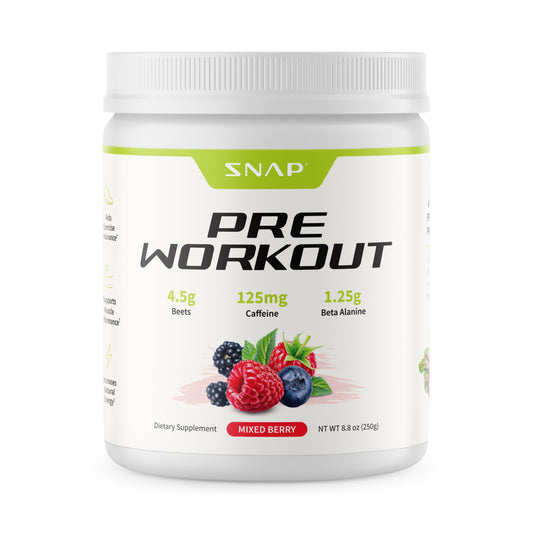 SNAP Nitric Oxide Preworkout Mixed Berry Powder