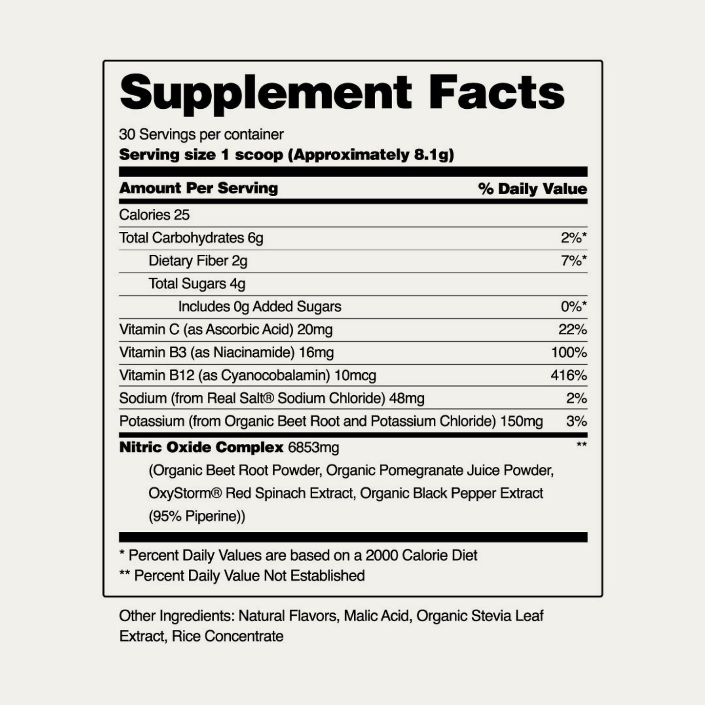 SNAP Nitric Oxide Mixed Berry Powder
