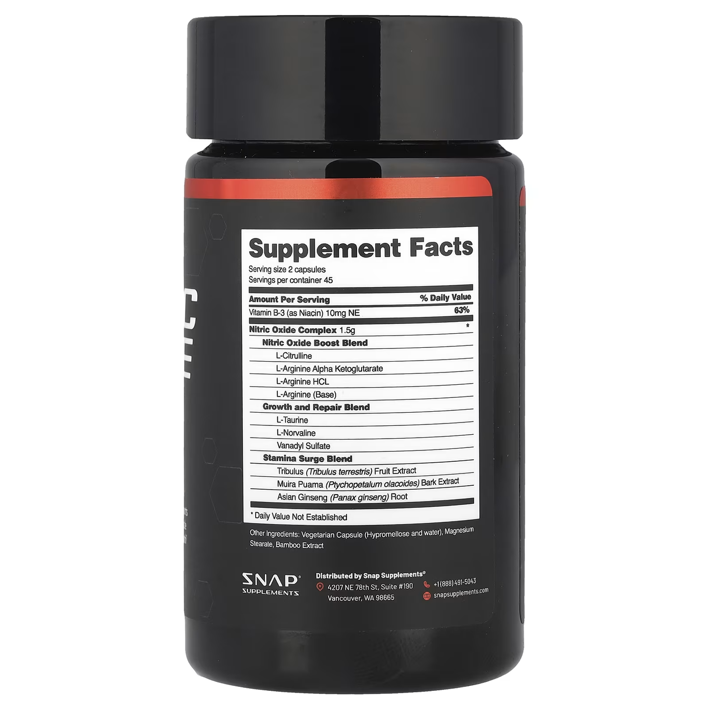 SNAP Nitric Oxide Booster