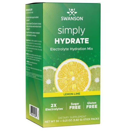 Simply Hydrate Electrolyte Hydration Mix - Lemon-Lime