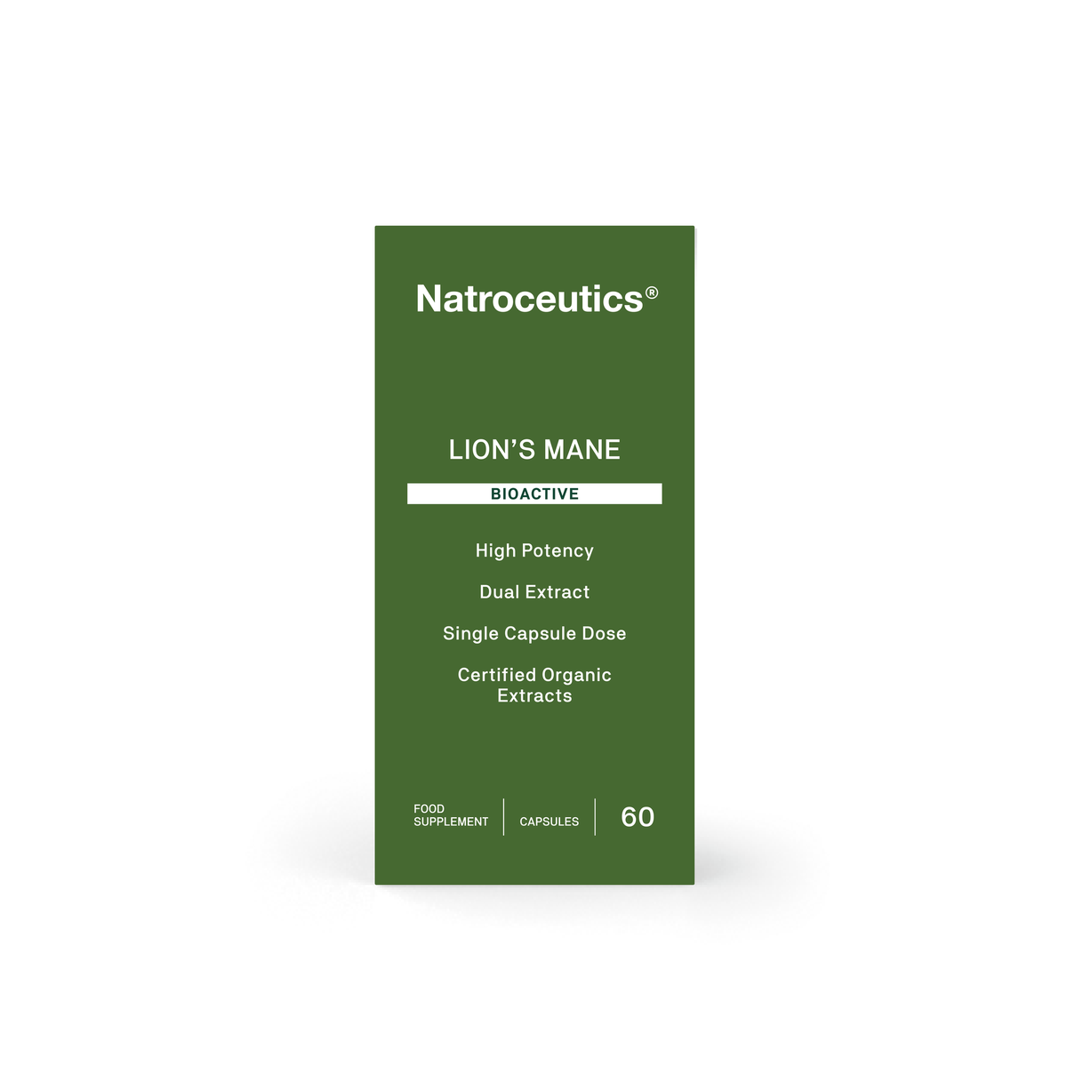 Natroceutics Lions Mane Bioactive 60 Capsules