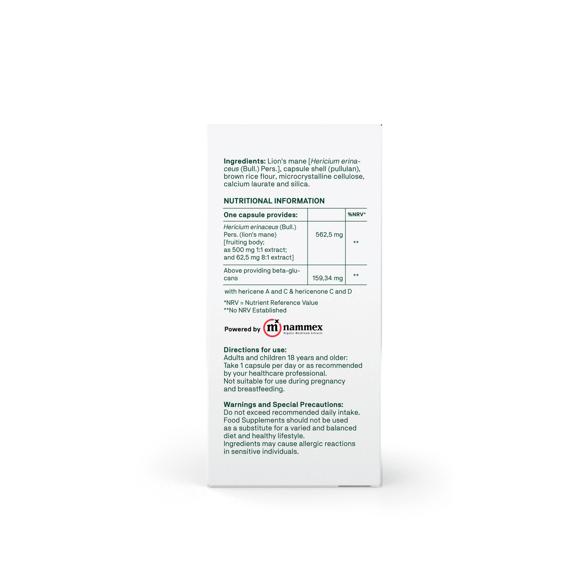 Natroceutics Lions Mane Bioactive 60 Capsules