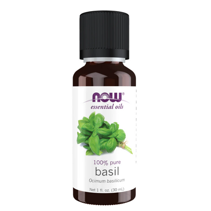 NOW 100% Pure Basil Oil (Ocimum Basilicum)