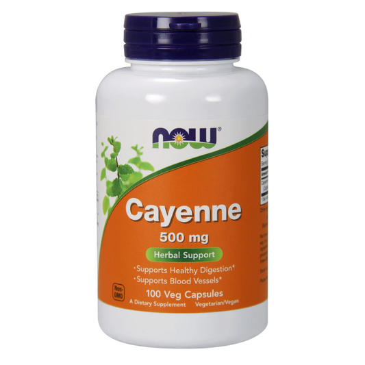 NOW Cayenne, 500 mg | Supports Healthy Digestion