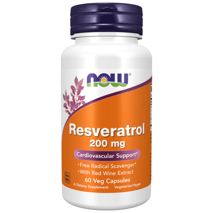 Resveratrol, 200mg, 60VC