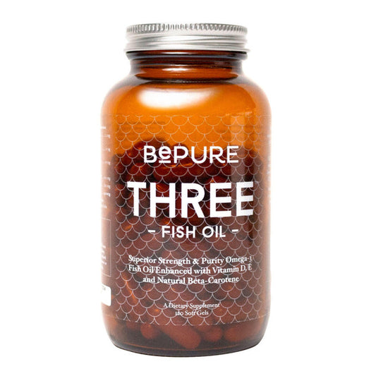 BePure Three - Omega 3 Fish Oil | High Quality and Molecularly Distilled Fish Oil