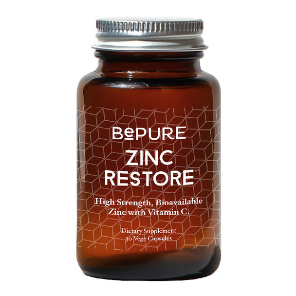 BePure Zinc Restore | High Strength, High Bioavailable with Vitamin C