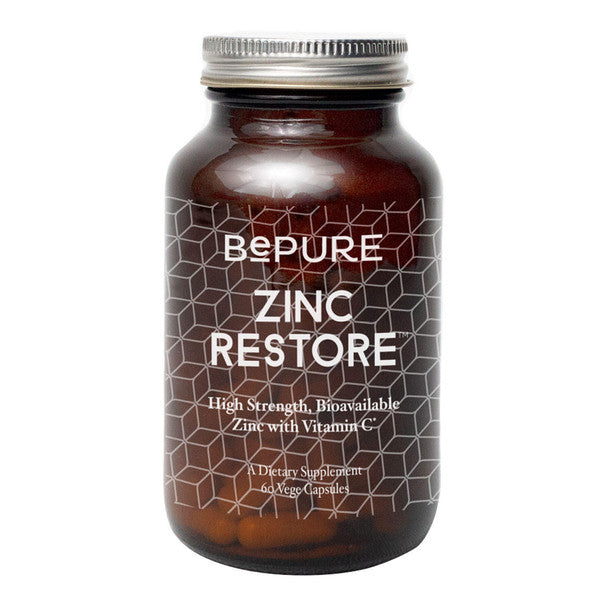 BePure Zinc Restore | High Strength, High Bioavailable with Vitamin C