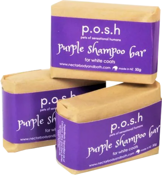 P.O.S.H Purple Dog Shampoo Bar Regular