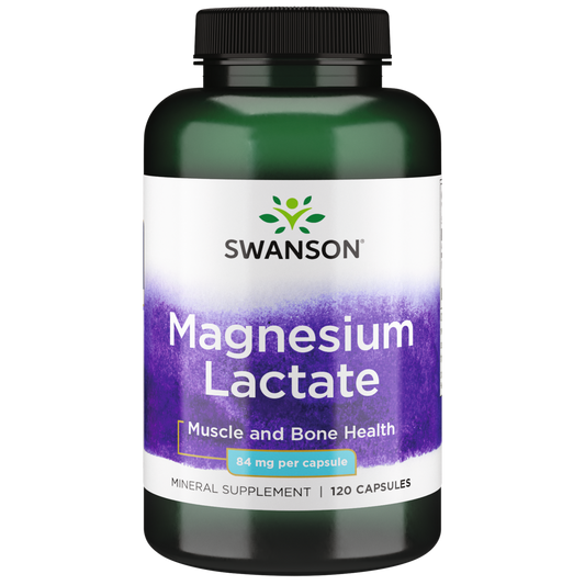 Magnesium Lactate 84 mg 120 Caps