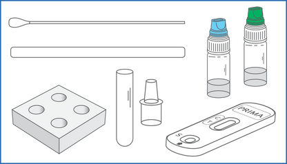 Prima Home Test Kit Strep A – 1 Test